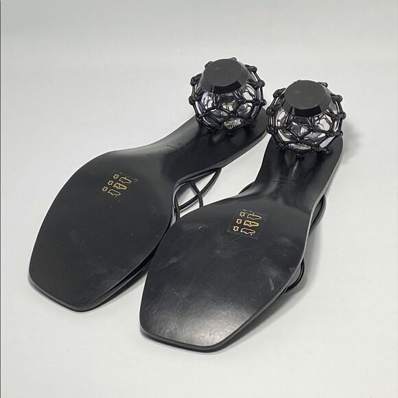 Cult Gaia Kelly leather slide sandals size 40.5 - Picture 12 of 12